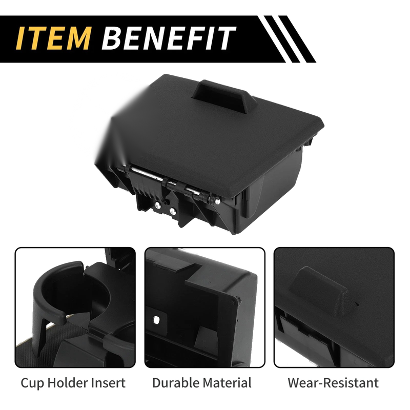 Ford F-250 F-350 F-450 F-550 (2008-2016) Black Dashboard Cup Holder