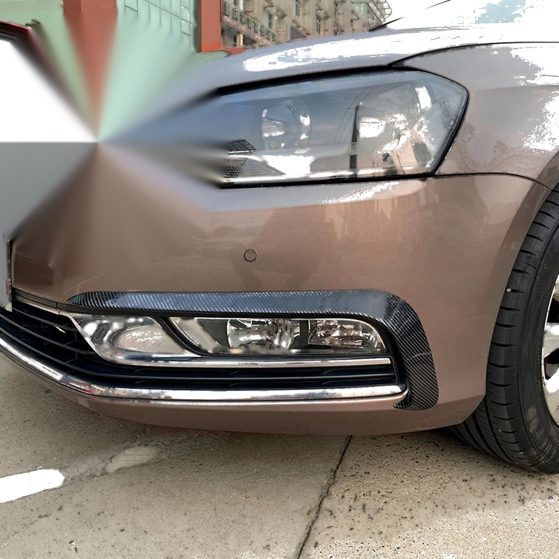 VW Passat B7 2 x Front Bumper Fog Light Covers (2011-2015)