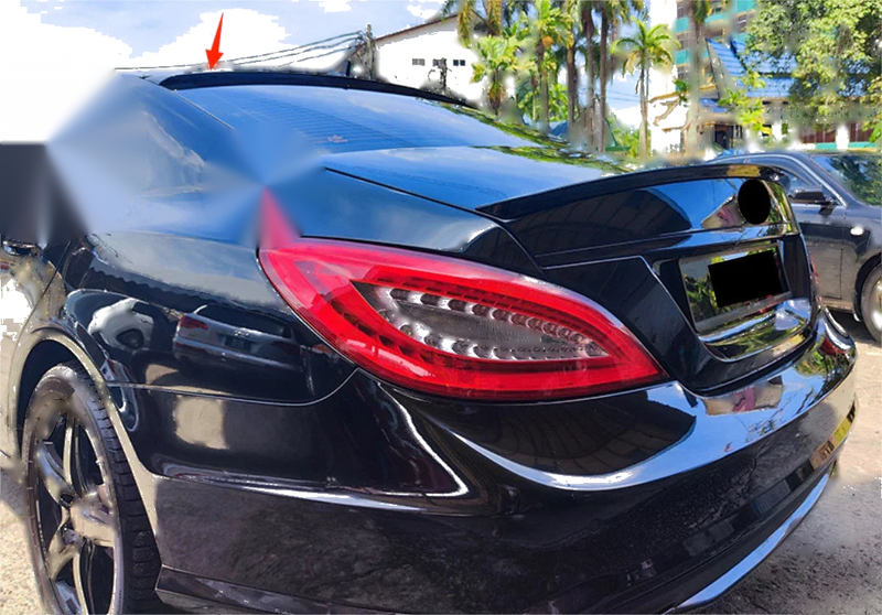 Mercedes-Benz CLS Class Rear Roof Spoiler Wing Glossy Black (2012-2017)