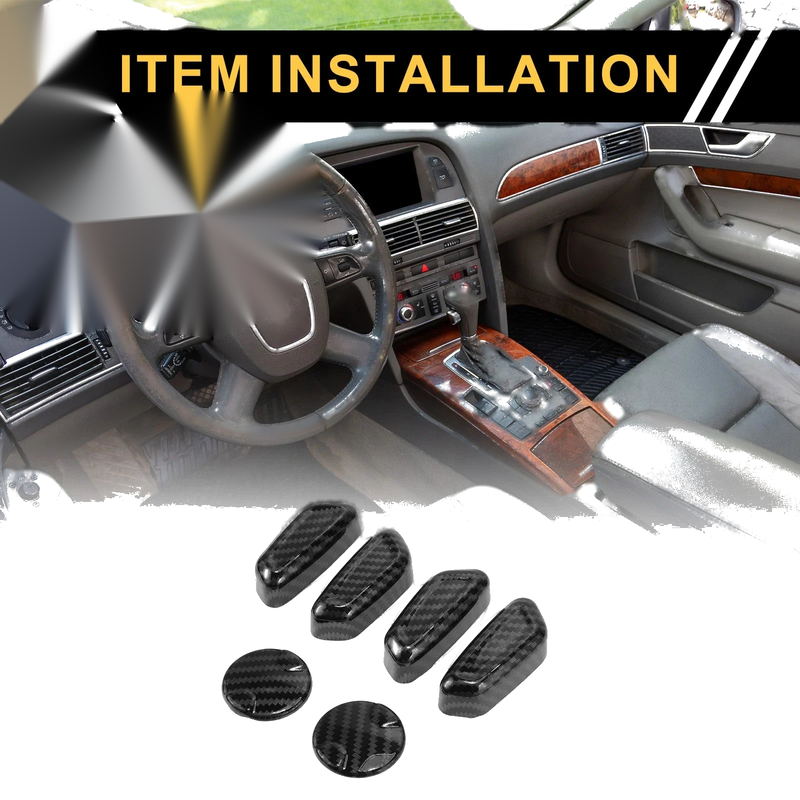 Ford F-150 Carbon Fiber Pattern Seat Adjustment Knob Cover (2015-2024)