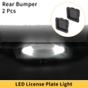 Ford F-150 (2015-2023) Smoked Lens 2 x License Plate Light Tag Lamps