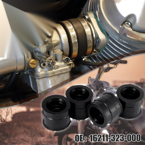 Honda CB500K 4 x Carburetor Intake Manifold Boot Joint (1971-1973)
