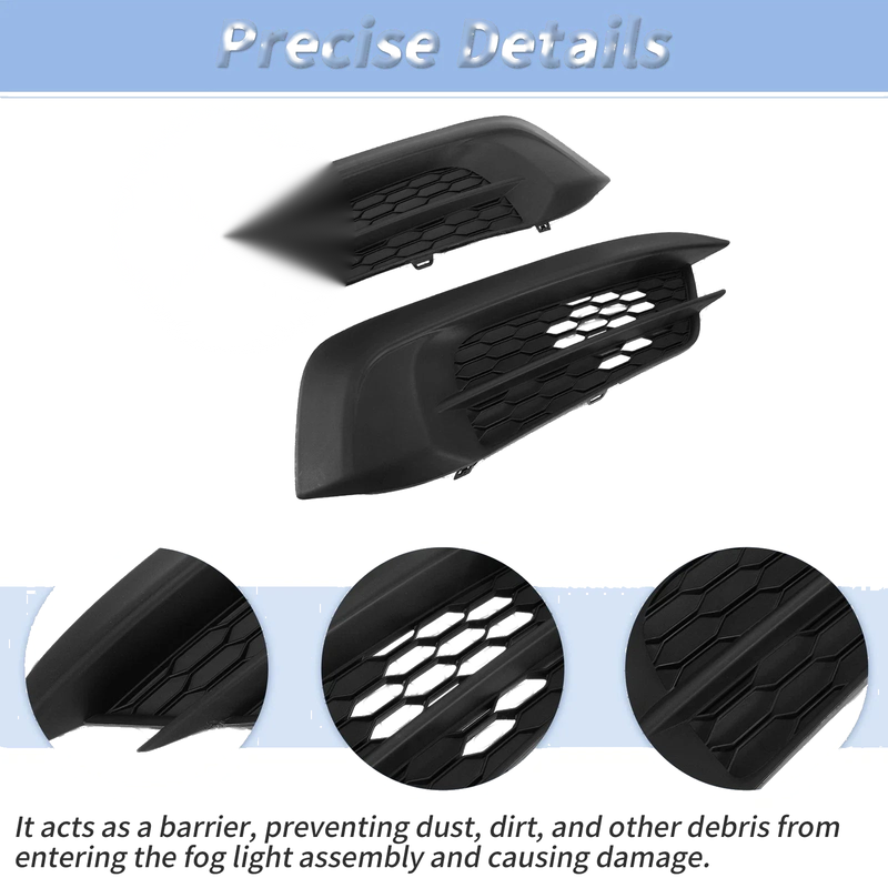 Honda Civic Front Bumper Fog Light Lamp Cover (2016-2018)