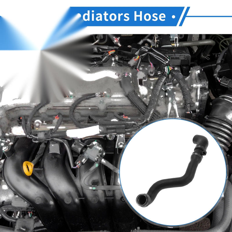 Mercedes-Benz E500 5.0L (2003-2006) - Rubber Black Radiator Hose
