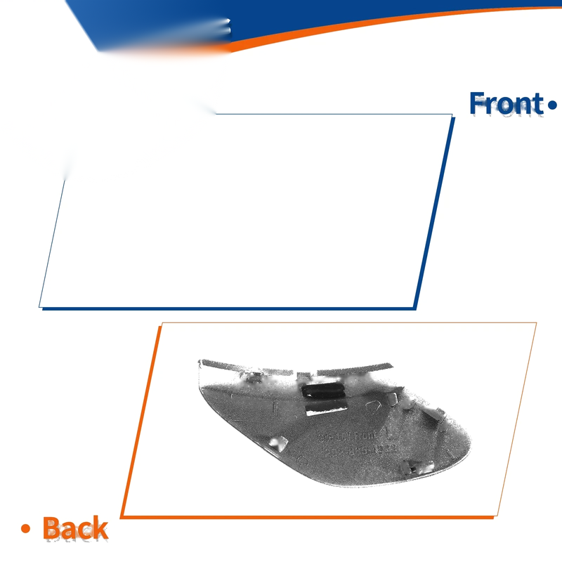 Mercedes-Benz GLE W166 (2016-2020) White Front Bumper Tow Hook Cover