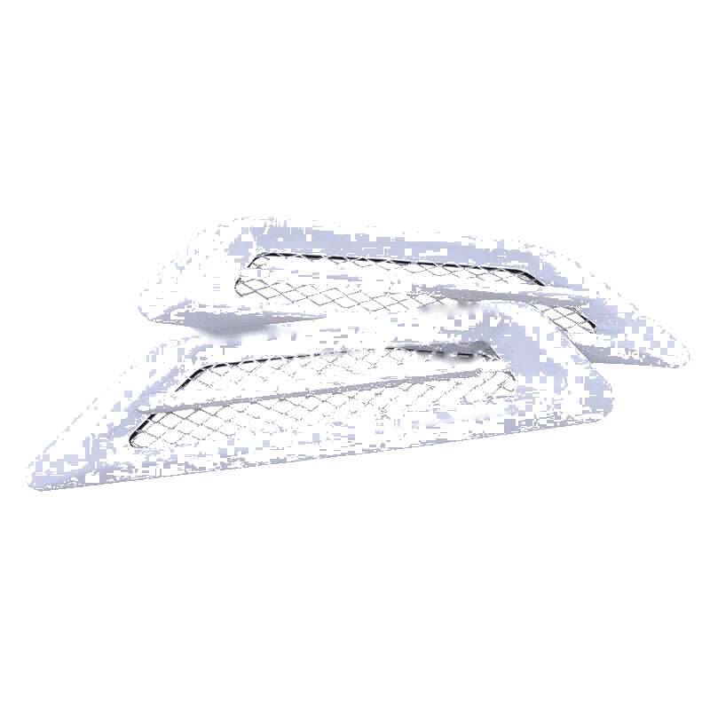White Car Side Air Flow Vent Cover