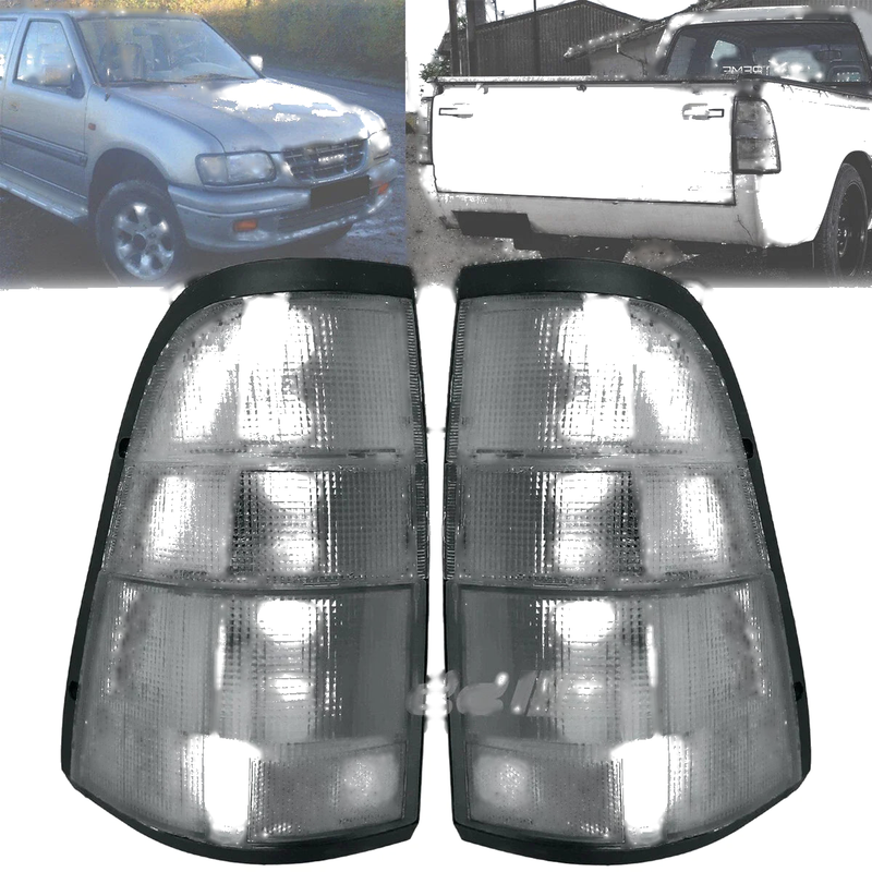 Isuzu Holden Rodeo R9 TF 1 Pair White Rear Tail Lights (1998-2002)