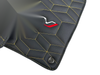 Lamborghini Aventador SVJ Black Leather Floor Mats (2019-2023)