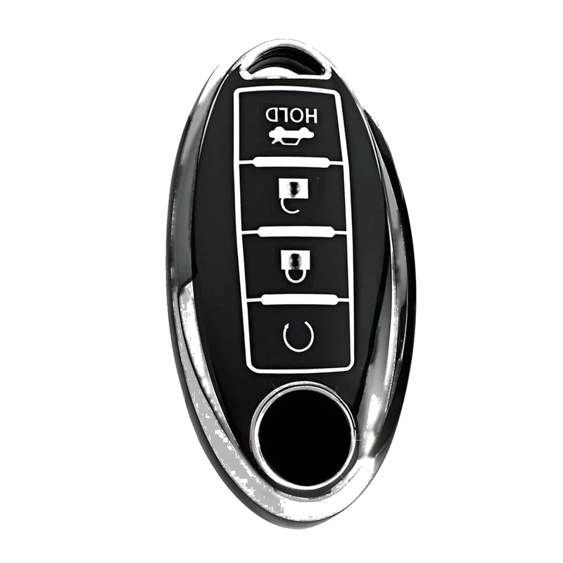 Nissan Murano, Versa, Note TPU 4-Button Key Shell Housing Cover (2015-2023)