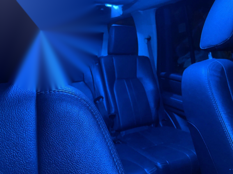 Land Rover Discovery 3 & 4 Aqua Icy Blue LED Interior Light Package