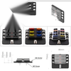 Car Marine Universal 6-Way Blade Fuse Box Holder with LED Indicator
