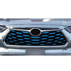 Toyota Highlander Stainless Front Bumper Grille Decal Trim (2020-2022)