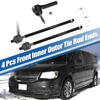Dodge Caravan 4 x Auto Front Inner Outer Tie Rod End Links Suspension