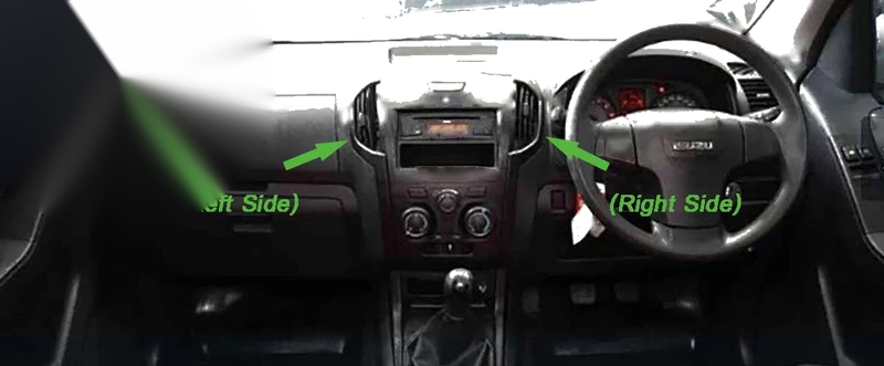 Isuzu D-Max Left Air Vent Trim Cover (2012-2019)