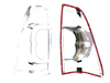 Isuzu D-Max Chrome Tail Light Covers (2007-2010)