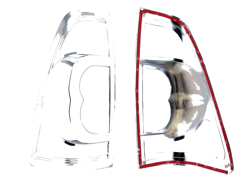 Isuzu D-Max Chrome Tail Light Covers (2007-2010)