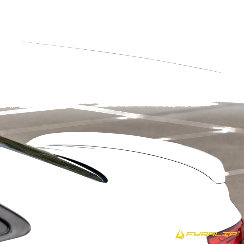 Mercedes W211 Sedan White Boot Lip Spoiler (2003-2009)