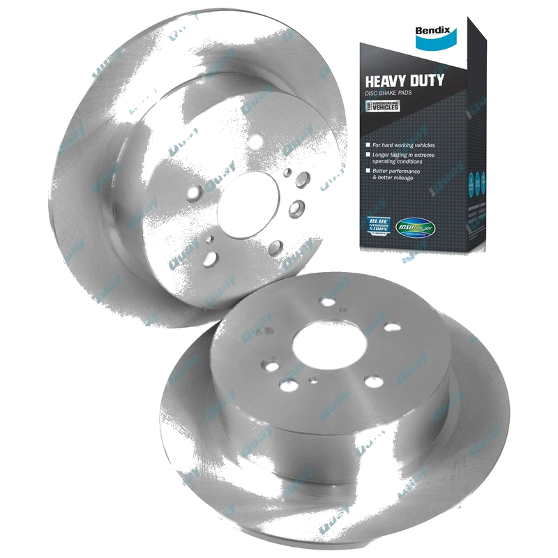 Toyota Kluger GSU40 GSU45 V6 3.5L Rear Disc Brake Rotors + HD Pads