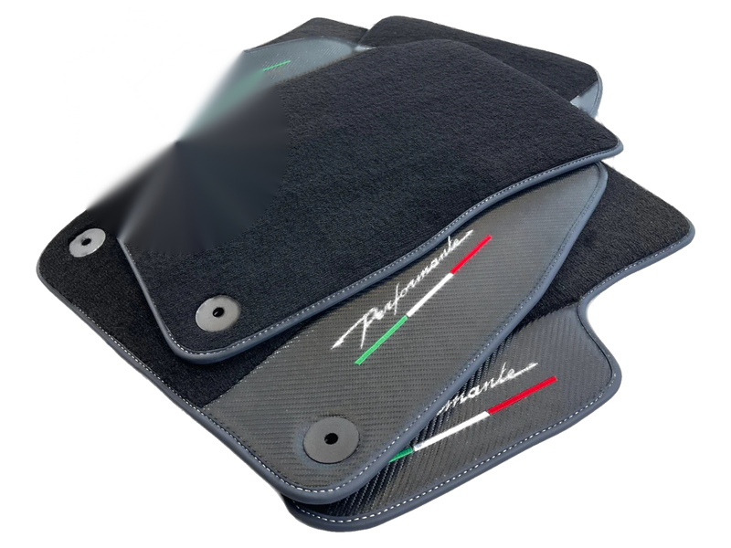 Lamborghini URUS 2018-2023 Performante Carbon Fiber Leather Floor Mats
