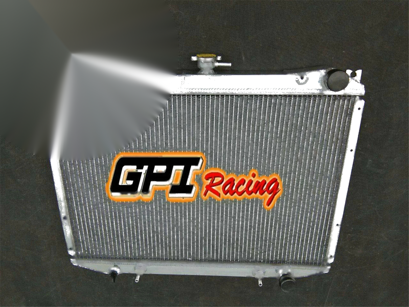 1986-1997 Nissan D21 Pathfinder Pickup Alloy Radiator + Fan (1986-1997)