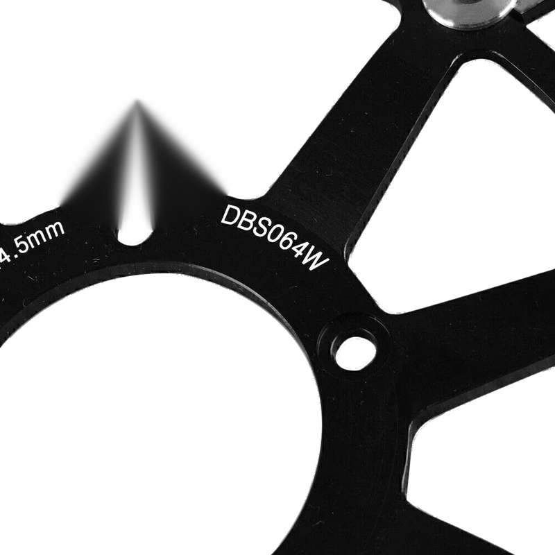 Ducati 749 (2002-2007) - Black, 2 x Rotors Front Brake Disc Rotors
