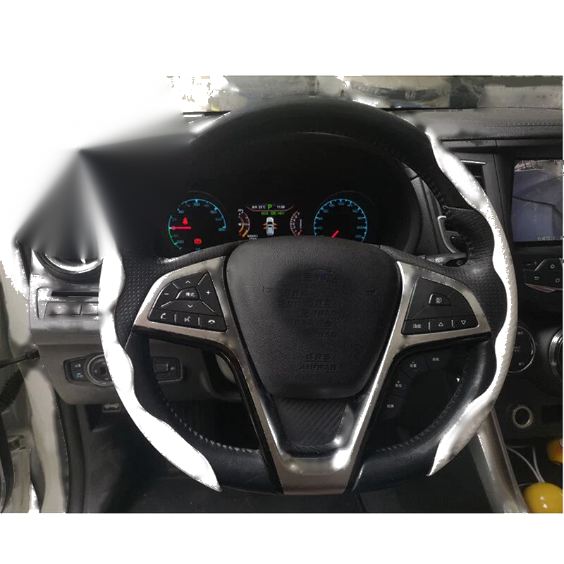 Universal Car Steering Wheel Booster Cover  Carbon Fiber
