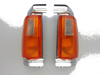 Nissan Navara D21 Chrome Corner Light Signal Indicators (1990-1992)
