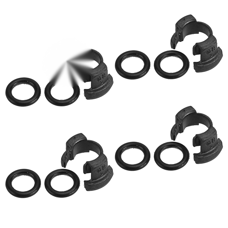 Toyota Corolla Set of 4 AC Condenser Hard Line Lock Clips (2014-2019)