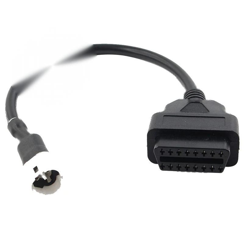 YAMAHA YZF-R125 MT-125 3Pin to 16Pin OBD2 Diagnostic Scanner Adapter Cable