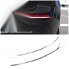 Volvo XC60 (2018-2023) 2 x ABS Chrome Rear Fog Light Tail Lamp Lid Cover Trim