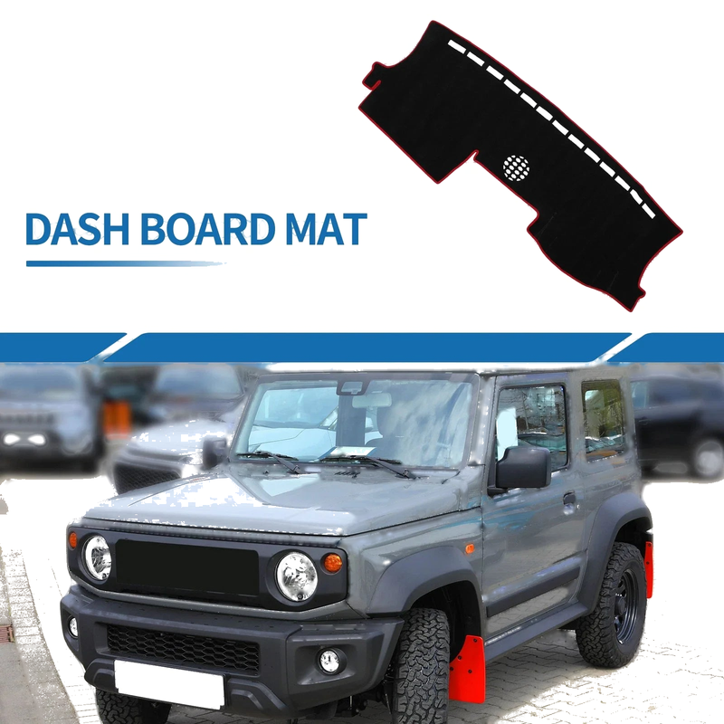 Ford Ranger 2024 Sun Protector Pad Black Red Dashboard Cover Mat