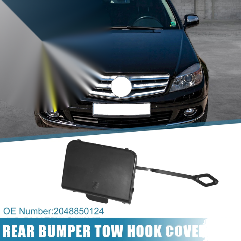 Mercedes-Benz C350 3.5L Front Bumper Tow Hook Cover (2008-2011)