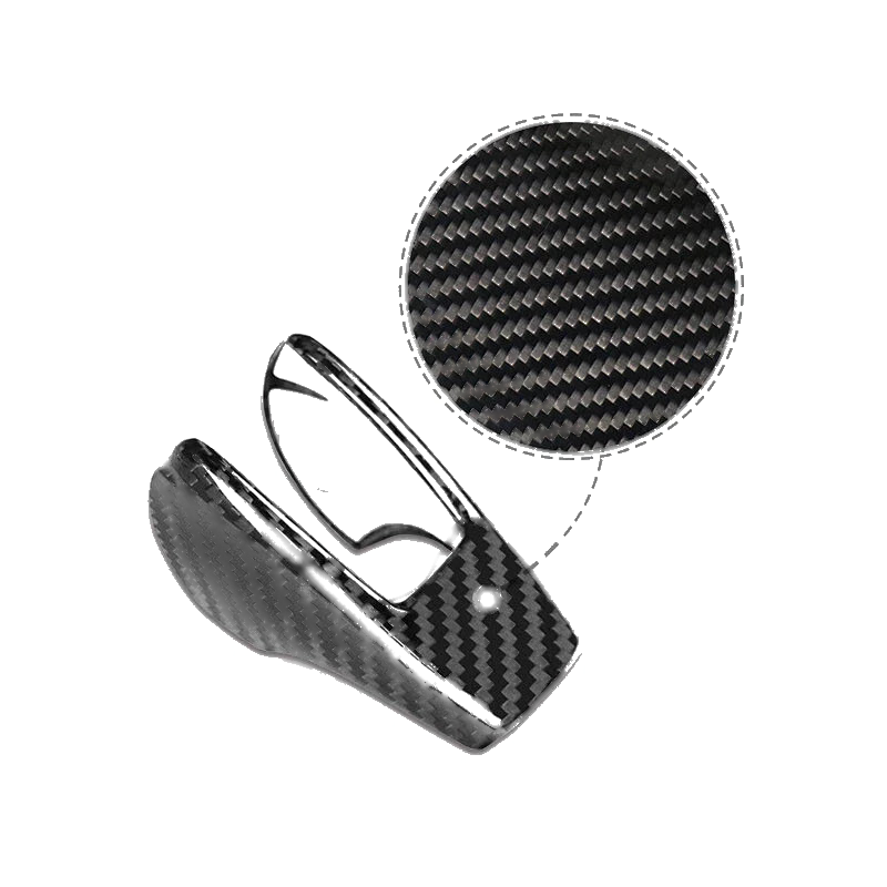 Subaru Forester 2013-18 Car Carbon Fiber Side Gear Shift Knob Cover Trim Fit