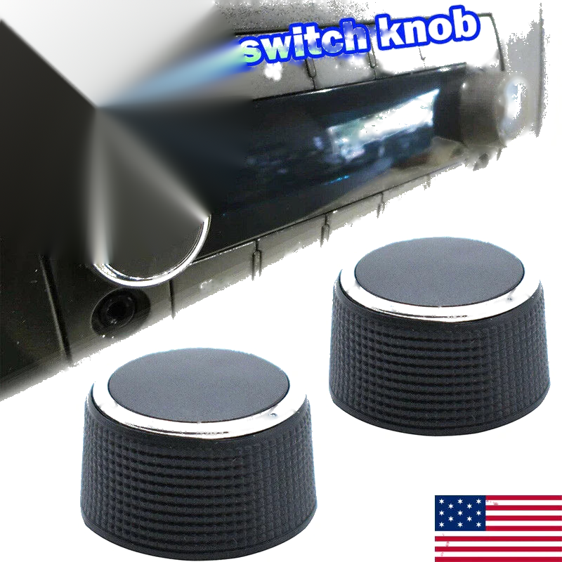 Cadillac Chevrolet GMC 2 x Radio Audio Volume Control Knobs (2007-2017)