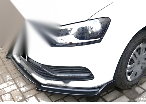 VW Polo 6R 6C (2009-2017) 3 Pcs Front Bumper Lip Splitter Spoiler