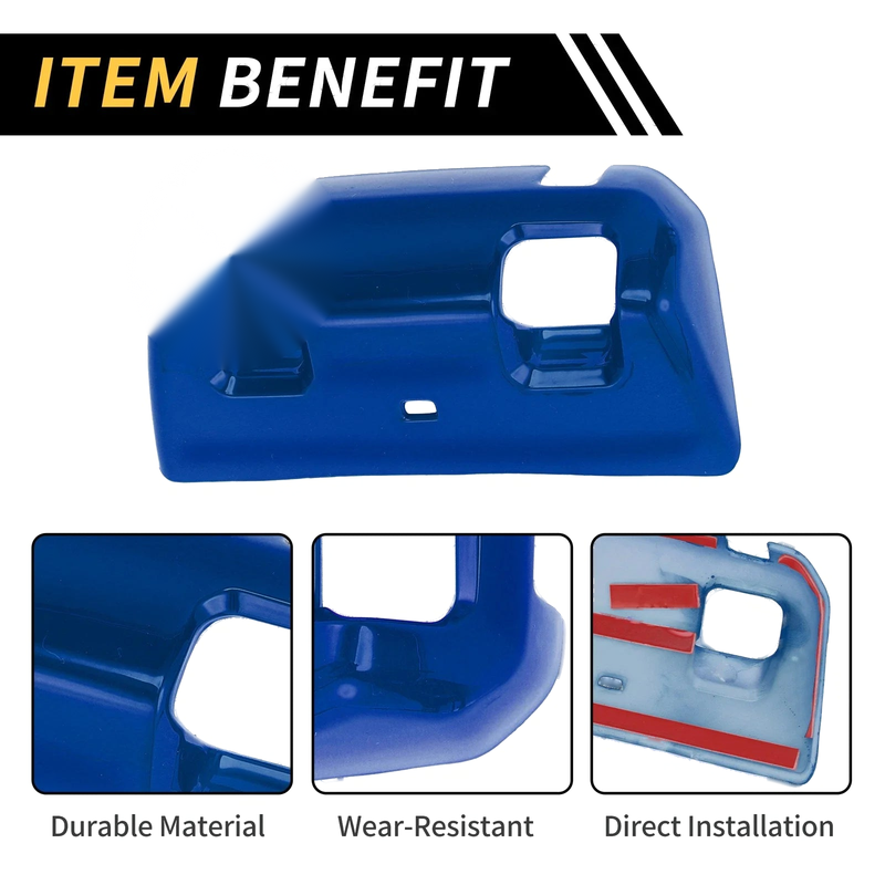 Jeep Wrangler JL JLU (2018-2024) Blue Rear Window Switch Panel Trim Cover