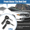 Ford F-150, Lincoln 2 x Front Outer Tie Rod End Links (2004-2008)