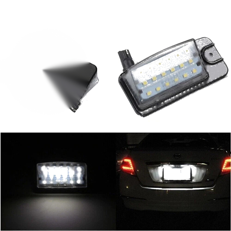 Infiniti Q45 1 Pair Super Bright White LED License Plate Lights (2002-2006)