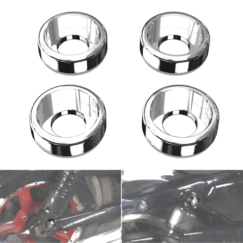 Harley Iron 1200 XL1200NS 4X Shock Absorber Bracket Rings (2018-2021)
