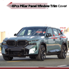 Jeep Commander 2018 Carbon Fiber Black Door Pillar Window Trim