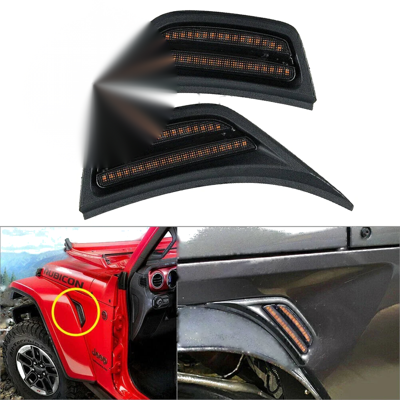 Jeep Wrangler JL Front Fender Side Marker Light (2018-2020)