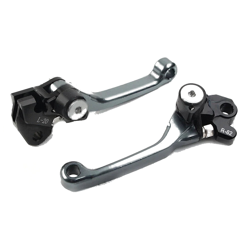 Suzuki RMZ450 Grey Brake Clutch Levers (2005-2022)