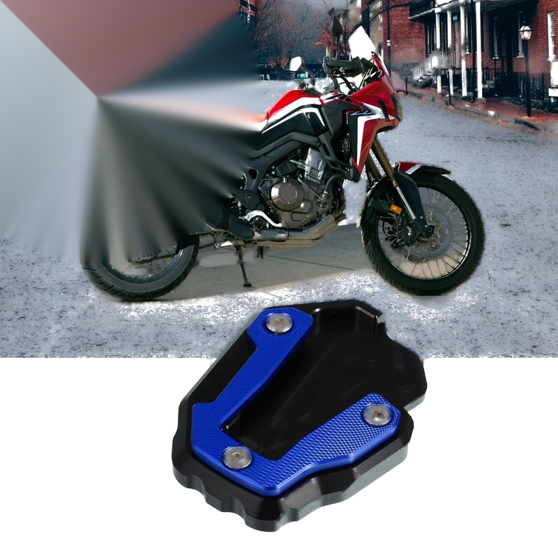 Honda CRF1000L (2017-2020) - Blue Motorcycle Side Stand Pad