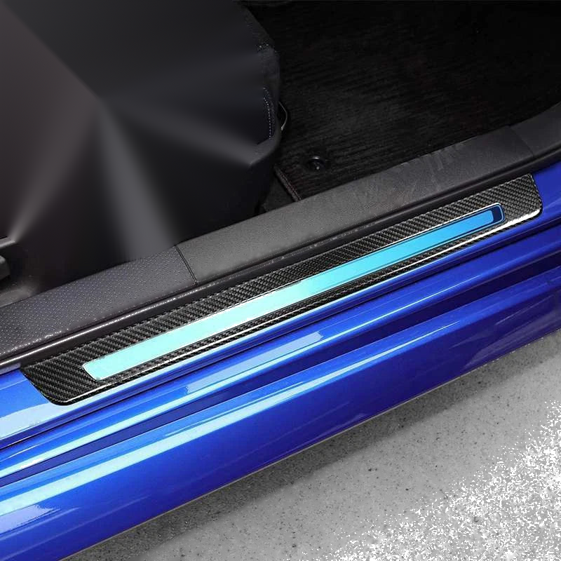 Subaru BRZ 2022-2024 100%  Carbon Fiber Door Sill Cover Trim Strip