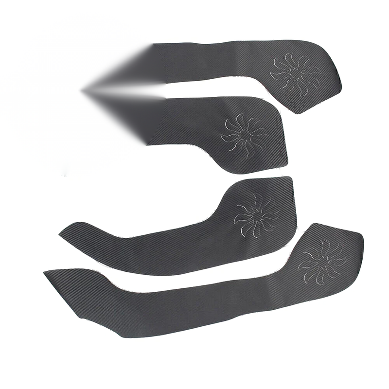 Kia Forte Door Anti Kick Pad Protection Cover Trims 4 x Pcs (2009-2013)