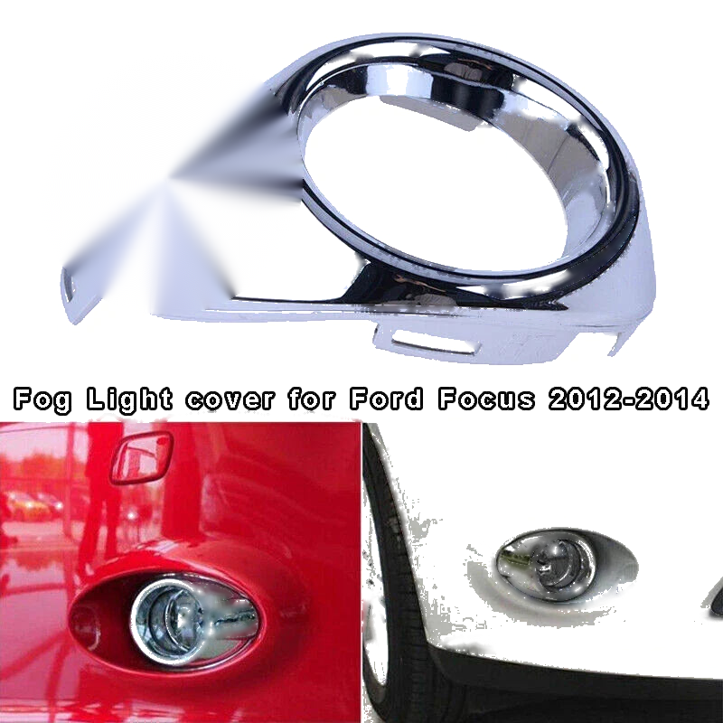 Ford Focus 2012-2014 Front Bumper Fog Light Cover Bezels (Left)