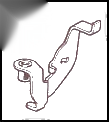 Dellorto DRLA Carburetors Throttle Lever