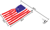 Honda GoldWing GL1800 Flag Pole Holder (2001-2012)