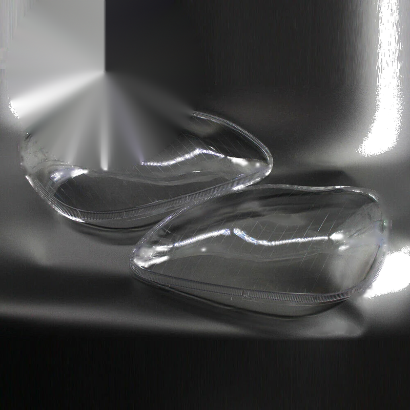 Mercedes-Benz W220 S-Class 2 x Clear Headlight Lens Covers (1998-2006)