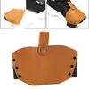 Motorcycle Gear Pedal Protector - Tan Leather Shifter Cover